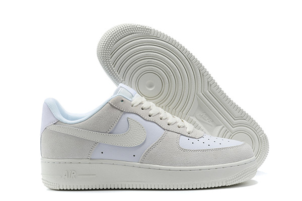 Men's Air Force 1 White/Cream Shoes 0107 Men's Air Force 1 White/Cream Shoes 0107
